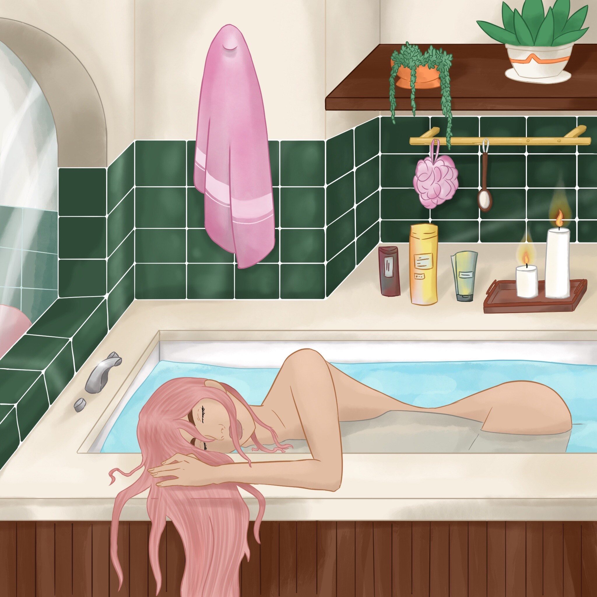 Illustration numérique -Scène